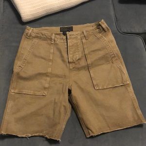 NWOT A&F Cargo Shorts carpenter Khaki/Tan size 30